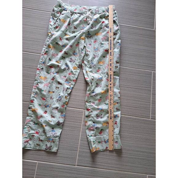 Cath Kidston Pets Party Print Brushed Cotton Pajama Bottoms Small Women's Dogs - Picture 9 of 11
